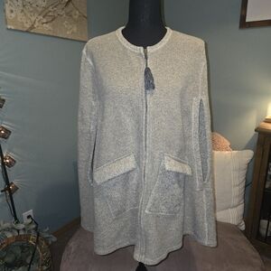 Women's Anthropologie Saturday/Sunday gray poncho jacket